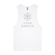 Unisex Barnard Tank | White with black logo