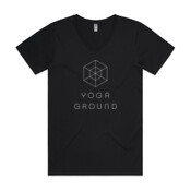 Women's V Neck - black