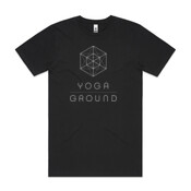 Men's Block Tee | White logo
